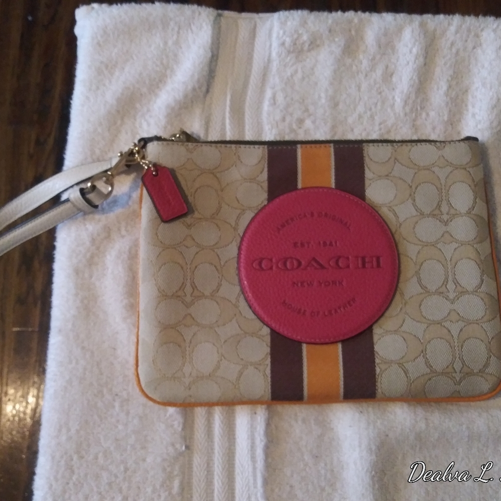 Coach Dempsey Large Wristlet